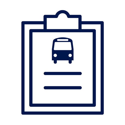 Icon of ICBC documents on a clipboard