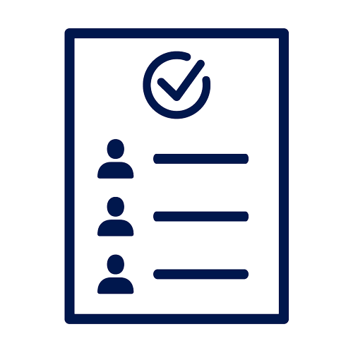icon of a reference check document