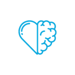 An icon representing well being