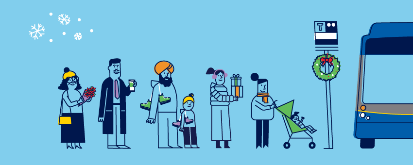 Winter service change illustration