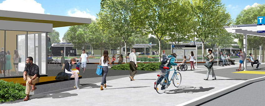 Rendering of the new Phibbs Exchange