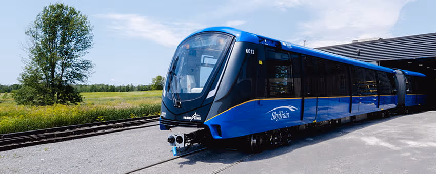 New TransLink Mark V SkyTrain being tested in Kingston Ontario
