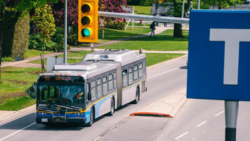 99 UBC B Line on the road